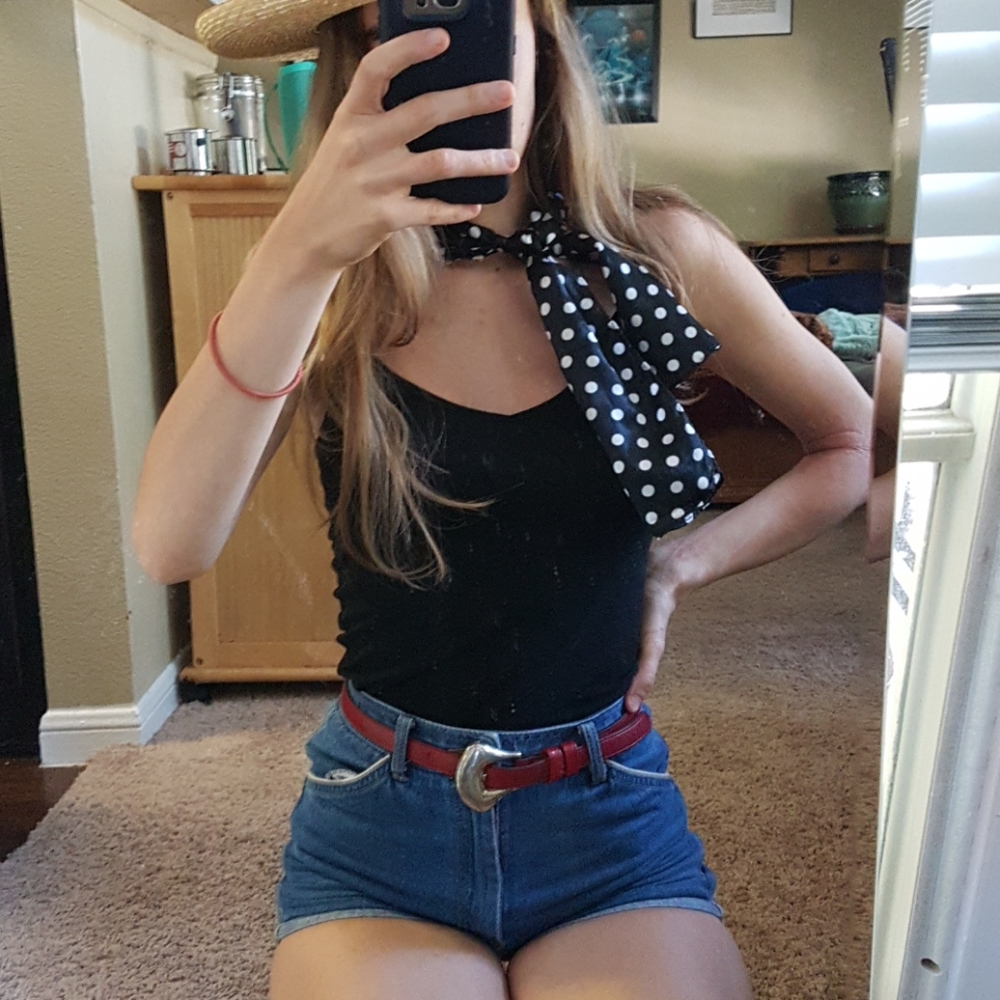 Black camisole top